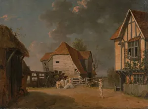Timber Framed Prints: A Scene from The Maid of the Mill, 1765. Creator: John Inigo Richards