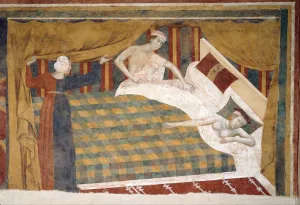 Relationship Prints: Scene of married life, ca 1306. Artist: Memmo di Filippuccio (active 1303-1345)