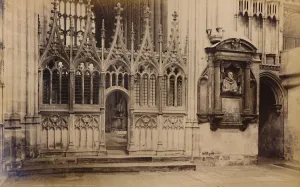 Canterbury Prints: Scene of Martyrdom, Canterbury Cathedral, 1929. Creator: Unknown