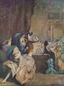 Masquerade Ball Gallery: Scene at Masked Ball, c19th century. Artist: Claude Allin Shepperson