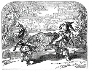 Harlequin Prints: Scene from The Merry Wives of Windsor; or