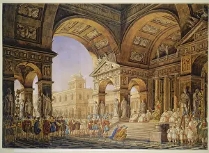 Arched Prints: Scene from Mozart's opera 'La clemenza di Tito'
