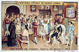 Wolfgang Amadeus Gallery: Scene from Mozarts opera The Marriage of Figaro, 1786 (1905)