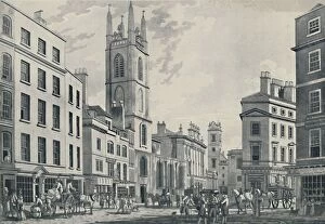 Londoners Then And Now Collection: Scene near the Bank, 1781, (1920). Artist: Thomas Malton I