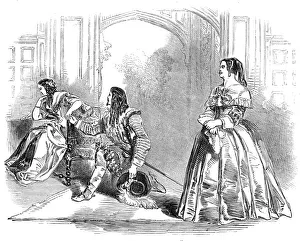 Knowles Prints: Scene from the new comedy of The Maiden Aunt, at the Haymarket Theatre, 1845