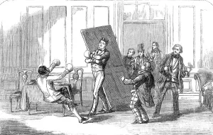 Boxers Prints: Scene from the new farce of The Slow Man