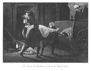 Scene from Old St Pauls by William Harrison Ainsworth, 1855. Artist: John Franklin