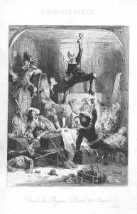 Scene from Old St Pauls by William Harrison Ainsworth, 1855. Artist: Hablot Knight Browne