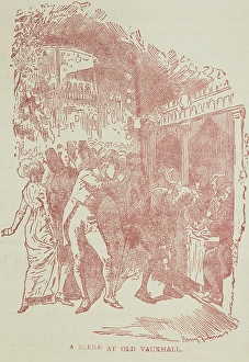 Booth Prints: A Scene at Old Vauxhall, 1888. Creator: Unknown