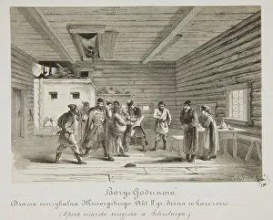 Scenic Design Prints: Scene from the opera Boris Godunov by M