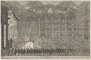 Scene from the opera Il pomo d oro (The Golden Apple) of A. Cesti to the wedding of Leopold I and Ma