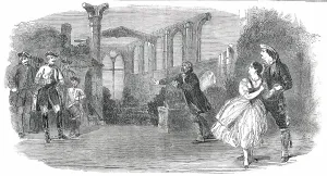 Scene from the Opera of Le Val d'Andorre, at the St. James's Theatre, 1850. Creator: Unknown. Scene from the Opera of Le Val d'Andorre, at the St. James's Theatre, 1850. Creator: Unknown