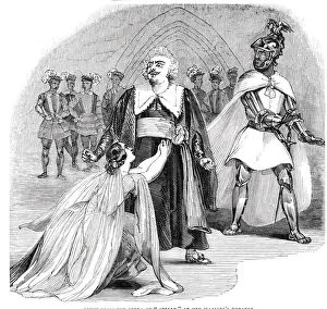 Scene from the opera of 'Otello'at Her Majestys Theatre, 1844