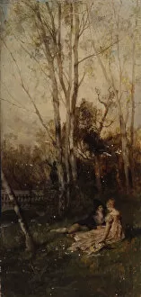 Rendezvous Collection: Scene in the park (Couple in the park), 1875