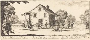 Pillaging Prints: Scene of Pillage, c. 1633. Creator: Jacques Callot