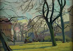 Scene from the Planty Park, 1934. Creator: Stanislaus Kamocki