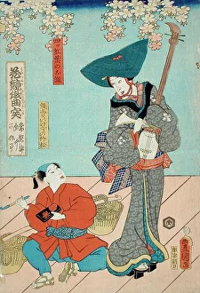 A Scene from the Play Hana no ura gikyoku tsuki (image 1 of 3), 1846. Creator: Utagawa Kunisada