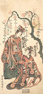 Ichikawa Prints: Scene from the Play Keisei Kaneni Sakura, 1756. Creator: Torii Kiyohiro