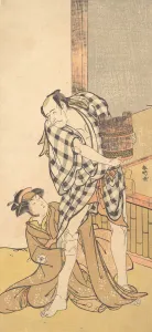 Bucket Prints: Scene from the Play Yoshitsune and the Thousand Cherry Trees (Yoshitsune