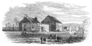Deaths Prints: Scene of the railway accident at Kirtlebridge, Dumfries, 1872. Creator: Unknown