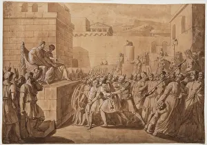 Bartolomeo Prints: Scene from Roman History, c1812. Creator: Bartolomeo Pinelli