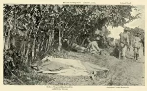 Officer Collection: Scene after Rough Riders Battle, June 24th, Spanish-American War, 1898, (1899)