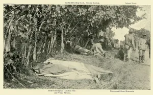 Spanish American War Gallery: Scene after Rough Riders Battle, June 24th, Spanish-American War, 1898, (1899)