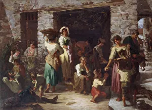 Oven Prints: Scène de rue en Italie, 1886. Creator: Auguste Dutuit