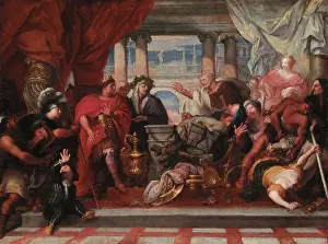 Firewood Prints: Scene of Sacrifice, 1660s. Creator: Circle of Sebastiano Mazzoni