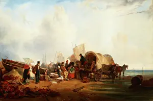 Brittany Prints: Scene at the Sea (in Brittany?), 1st half of 19th century. Creator: Unknown