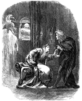 Scene from Shakespeares Hamlet, 19th century