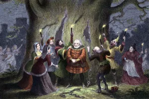 Scene from Shakespeares The Merry Wives of Windsor, 1856-1858
