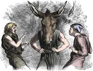 Scene from Shakespeares A Midsummer Nights Dream