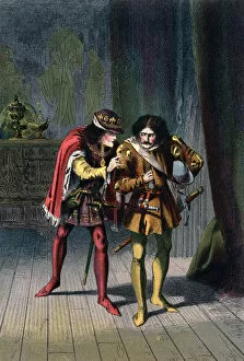 Bribery Collection: Scene from Shakespeares Richard III, (1591), c1858. Artist: Robert Dudley