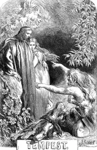 Caliban Gallery: Scene from Shakespeares The Tempest, 1856-1858. Artist: Sir John Gilbert