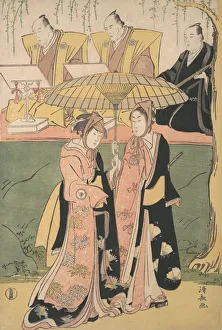 Scene from a Shosa Act, ca. 1788. Creator: Torii Kiyonaga