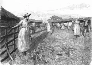 Herkomer Hubert Prints: Scene from Tess of the D'Urbervilles
