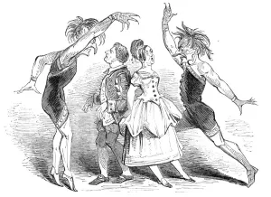 Comedian Gallery: Scene from 'The Castles of the Seven Passions', at the Lyceum Theatre, 1844