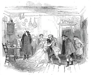 Charles Dickens Collection: Scene from 'The Cricket on the Hearth', at the Lyceum Theatre, 1845