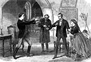 Adelphi Theatre Prints: Scene from No Thoroughfare, at the Adelphi Theatre, 1868. Creator: Unknown