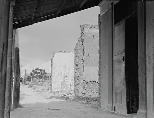Deserted Prints: Scene in Tombstone, Arizona, once a thriving mining town, 1937. Creator: Dorothea Lange