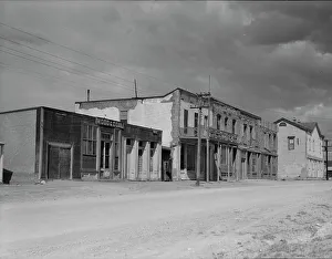 Deserted Prints: Scene in Tombstone, Arizona, once a thriving mining town, 1937. Creator: Dorothea Lange