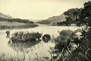 Natal Prints: Scene of the Tugela, 1900. Creator: Unknown