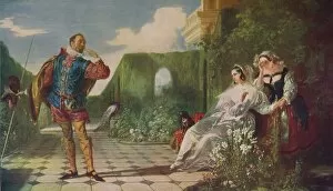 Twelfth Night Gallery: Scene from ?Twelfth Night? (?Malvolio and the Countess?), c1840, (c1915). Artist: Daniel Maclise