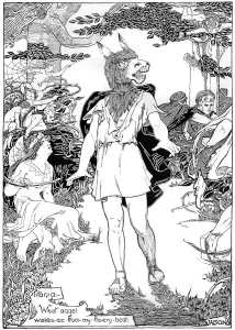 Jason Gallery: Bottom in scene from William Shakespeares Midsummer Nights Dream, 1898