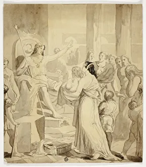 Charles R Leslie Prints: Scene from A Winter's Tale, n.d. Creator: Charles Robert Leslie