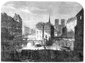 Gas Lights Prints: Scene from The Workmen of Paris