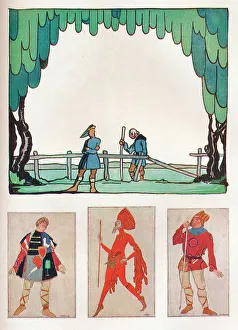 Fraser Prints: Scenery for As You Like It (Act I)