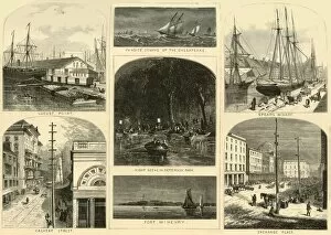 Schooner Gallery: Scenes in Baltimore, 1874. Creator: James H. Richardson