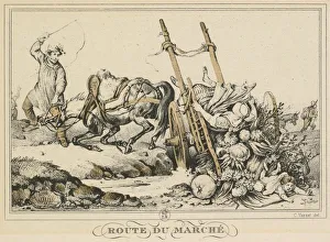 1758 1836 Prints: Scenes of Daily Life, Roads and Paths: Road to Market…
